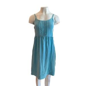 Tommy Bahama Blue Adjustable Strap Blue Sundress Size S